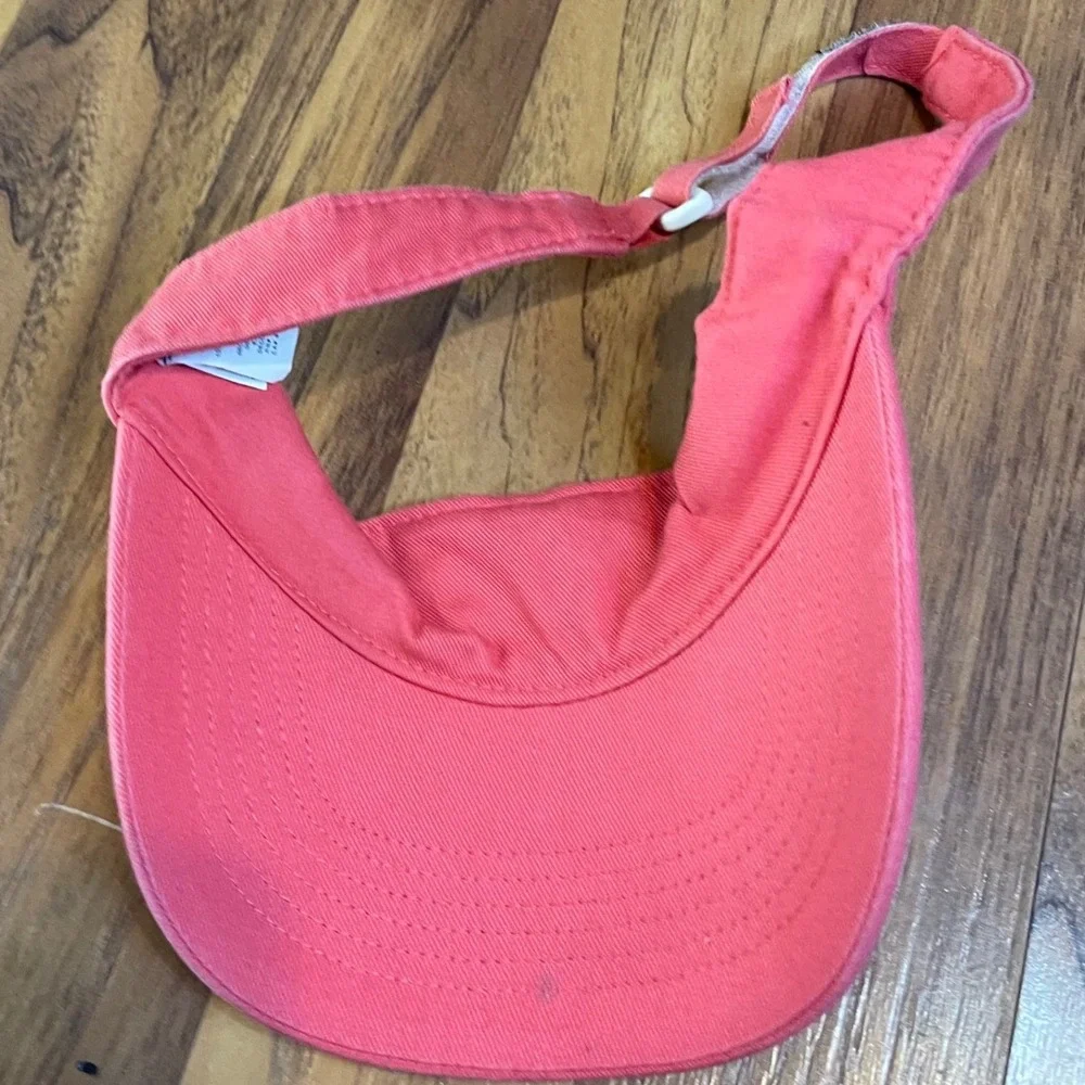 Under Armour Youth Visor Hat Coral Pink Orange Logo Adjustable Girls Kids OSFA